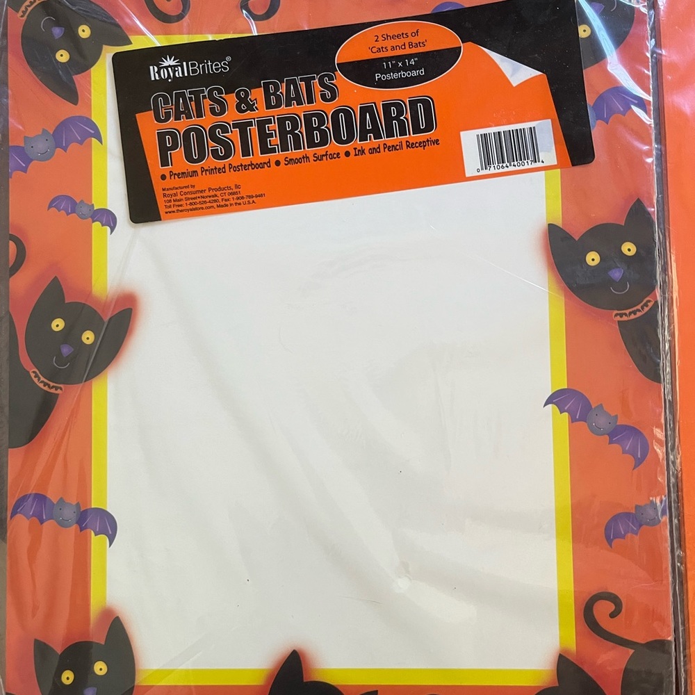 Halloween poster boards